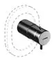 HANSA-Rohbauset-Brause-Thermostatbatterie-HANSA-0822-08220100 gallery number 1